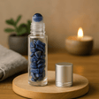Sodalite Crystal Roller Bottle, Silver Cap - SHAMTAM.COM