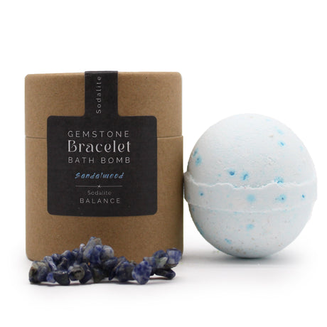 Sodalite Gem Bracelet Bath Bomb - SHAMTAM.COM