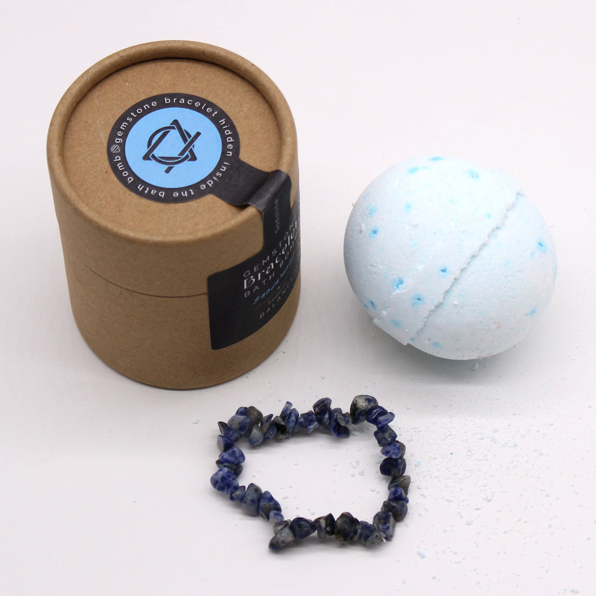 Sodalite Gem Bracelet Bath Bomb - SHAMTAM.COM