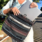 Soft Banjar Laptop Bag - Dark Smart - SHAMTAM.COM