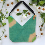 Soft Blend Shoulder Tote - Teal - SHAMTAM.COM