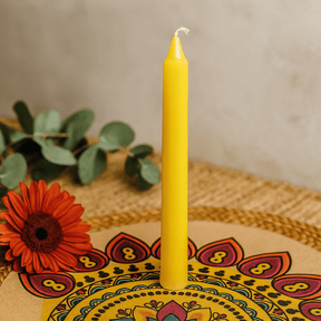 Solar Plexus Chakra Candles 12 - Pack Yellow Manipura - SHAMTAM.COM