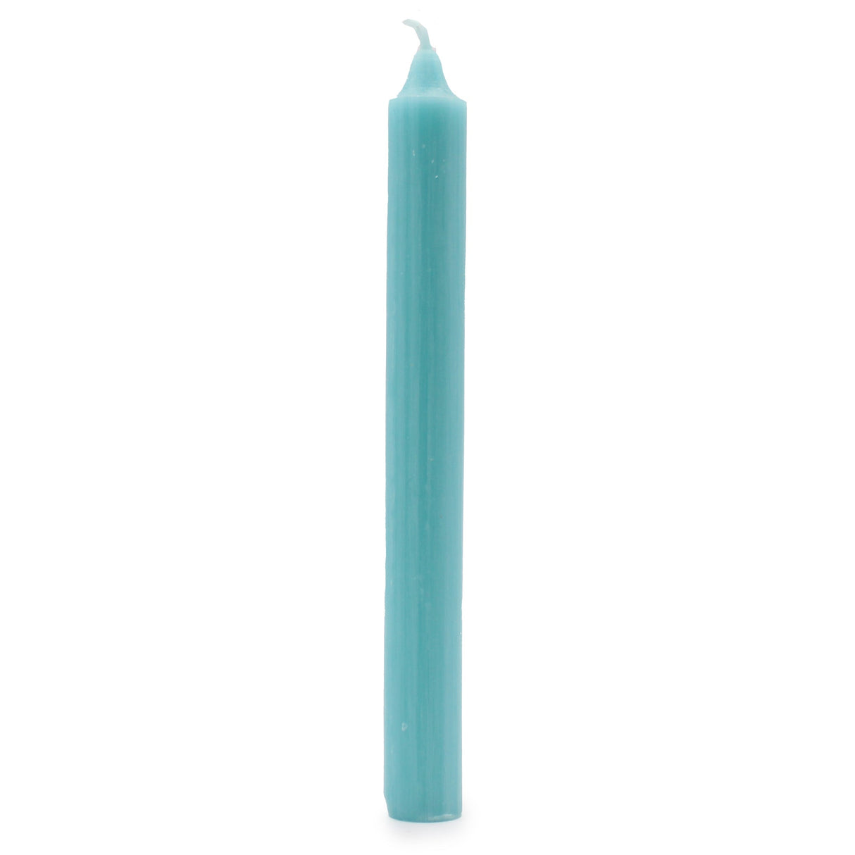 Solid Colour Dinner Candles - Rustic Aqua - Pack of 5 - SHAMTAM.COM