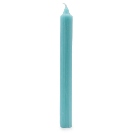 Solid Colour Dinner Candles - Rustic Aqua - Pack of 5 - SHAMTAM.COM