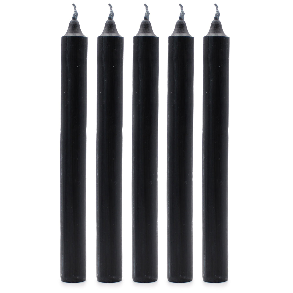 Taper Candles - Rustic Black - Pack of 5 - SHAMTAM.COM