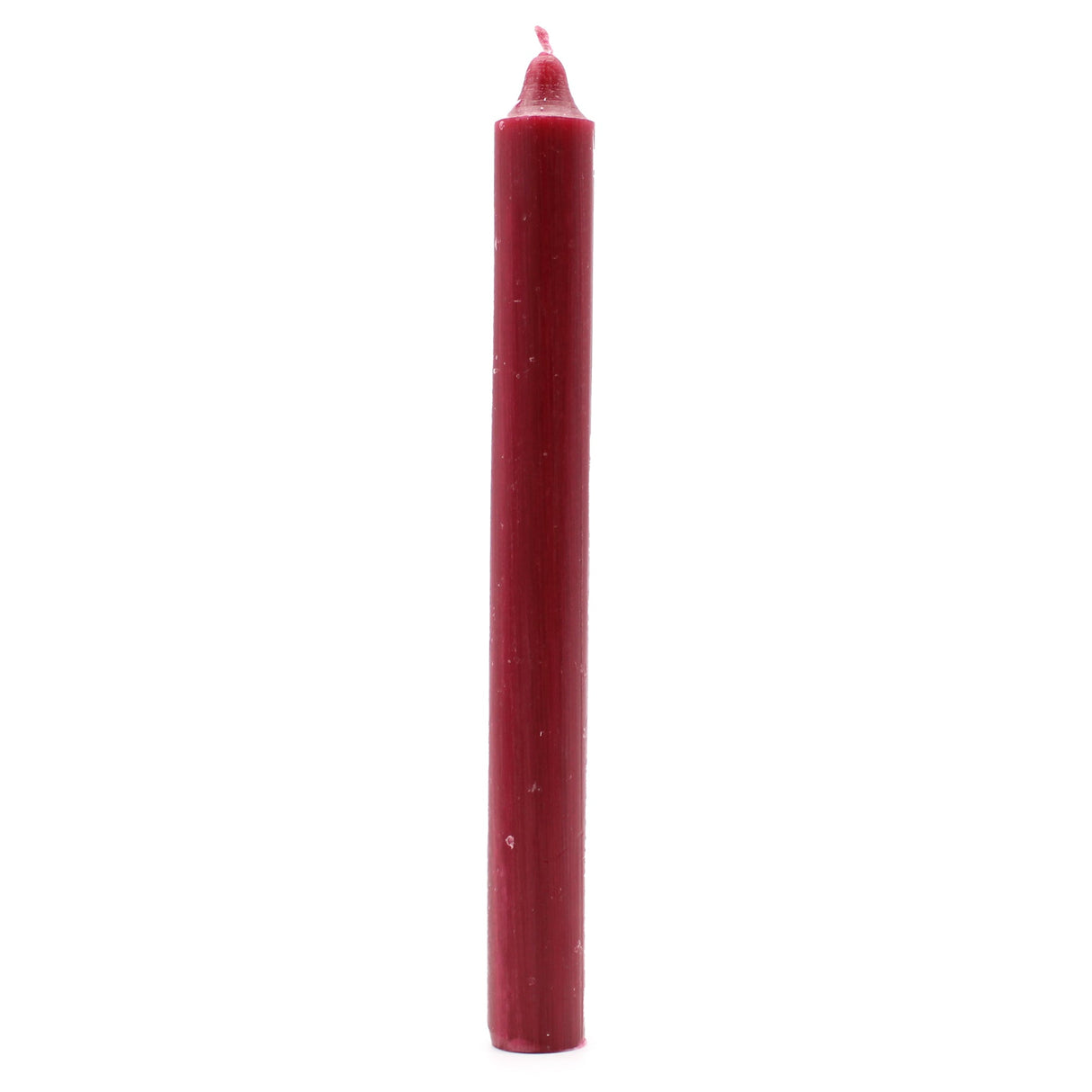 Solid Colour Dinner Candles - Rustic Burgandy - Pack of 5 - SHAMTAM.COM