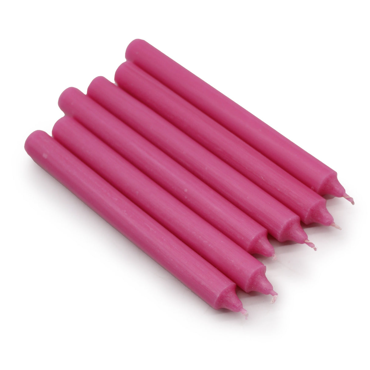 Taper Candles - Rustic Deep Pink - Pack of 5 - SHAMTAM.COM