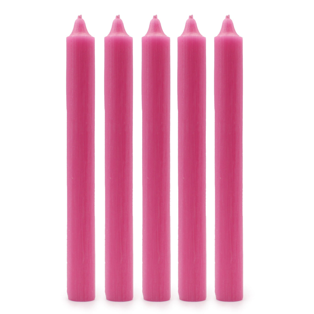 Taper Candles - Rustic Deep Pink - Pack of 5 - SHAMTAM.COM