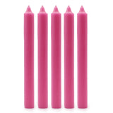 Taper Candles - Rustic Deep Pink - Pack of 5 - SHAMTAM.COM