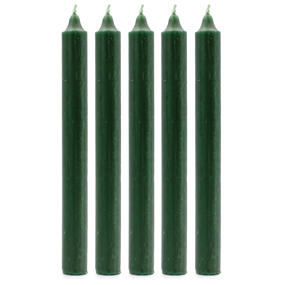 Taper Candles - Rustic Holly Green - Pack of 5 - SHAMTAM.COM