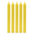 Taper Candles - Rustic Lemon - Pack of 5 - SHAMTAM.COM