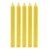 Taper Candles - Rustic Lemon - Pack of 5 - SHAMTAM.COM