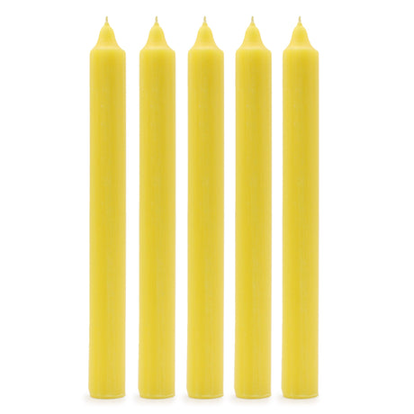 Taper Candles - Rustic Lemon - Pack of 5 - SHAMTAM.COM