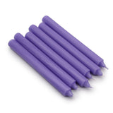 Taper Candles - Rustic Lilac - Pack of 5 - SHAMTAM.COM