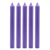 Taper Candles - Rustic Lilac - Pack of 5 - SHAMTAM.COM