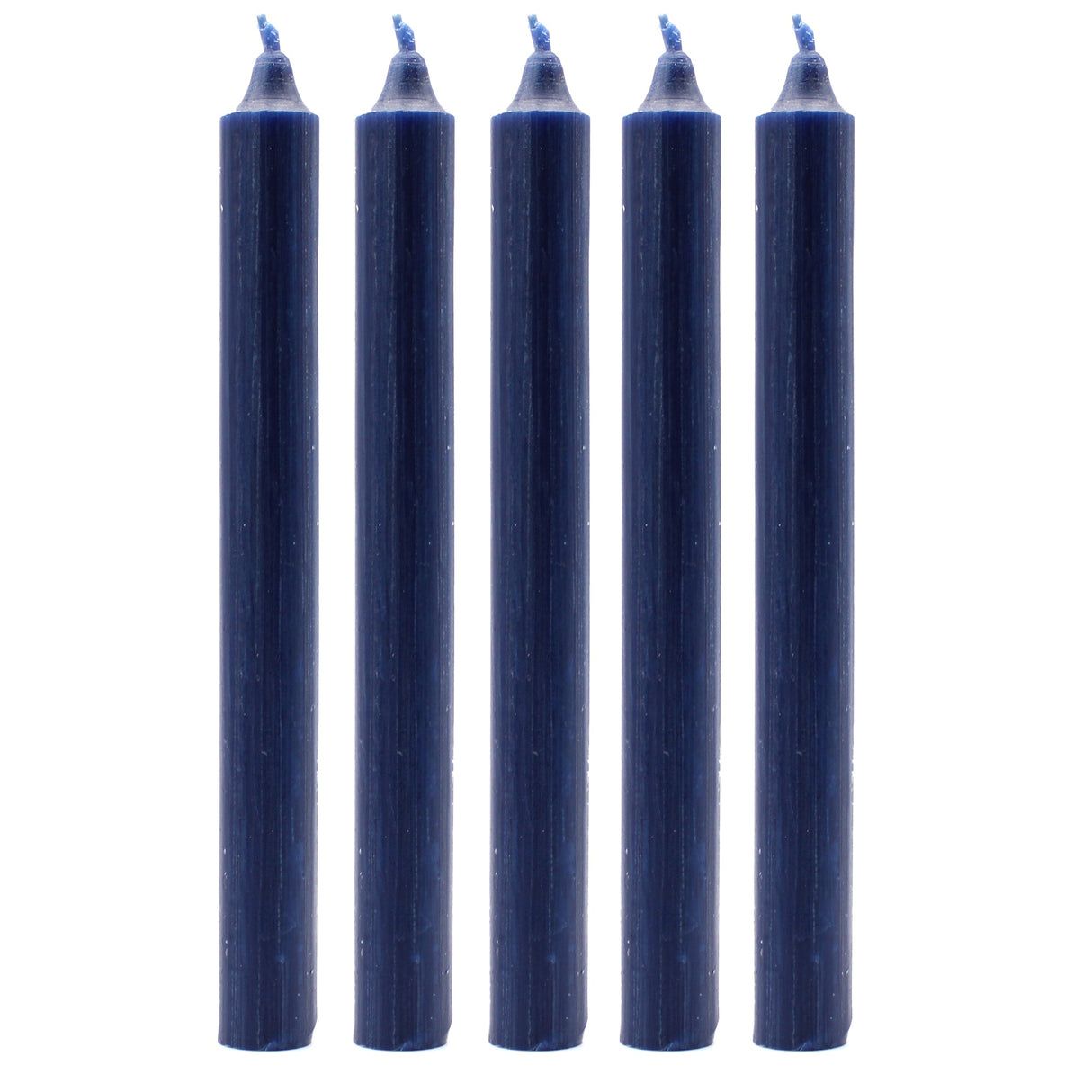 Solid Colour Dinner Candles - Rustic Navy - Pack of 5 - SHAMTAM.COM