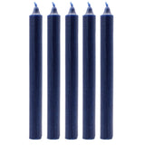 Solid Colour Dinner Candles - Rustic Navy - Pack of 5 - SHAMTAM.COM