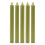 Taper Candles - Rustic Olive - Pack of 5 - SHAMTAM.COM