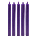 Taper Candles - Rustic Purple - Pack of 5 - SHAMTAM.COM