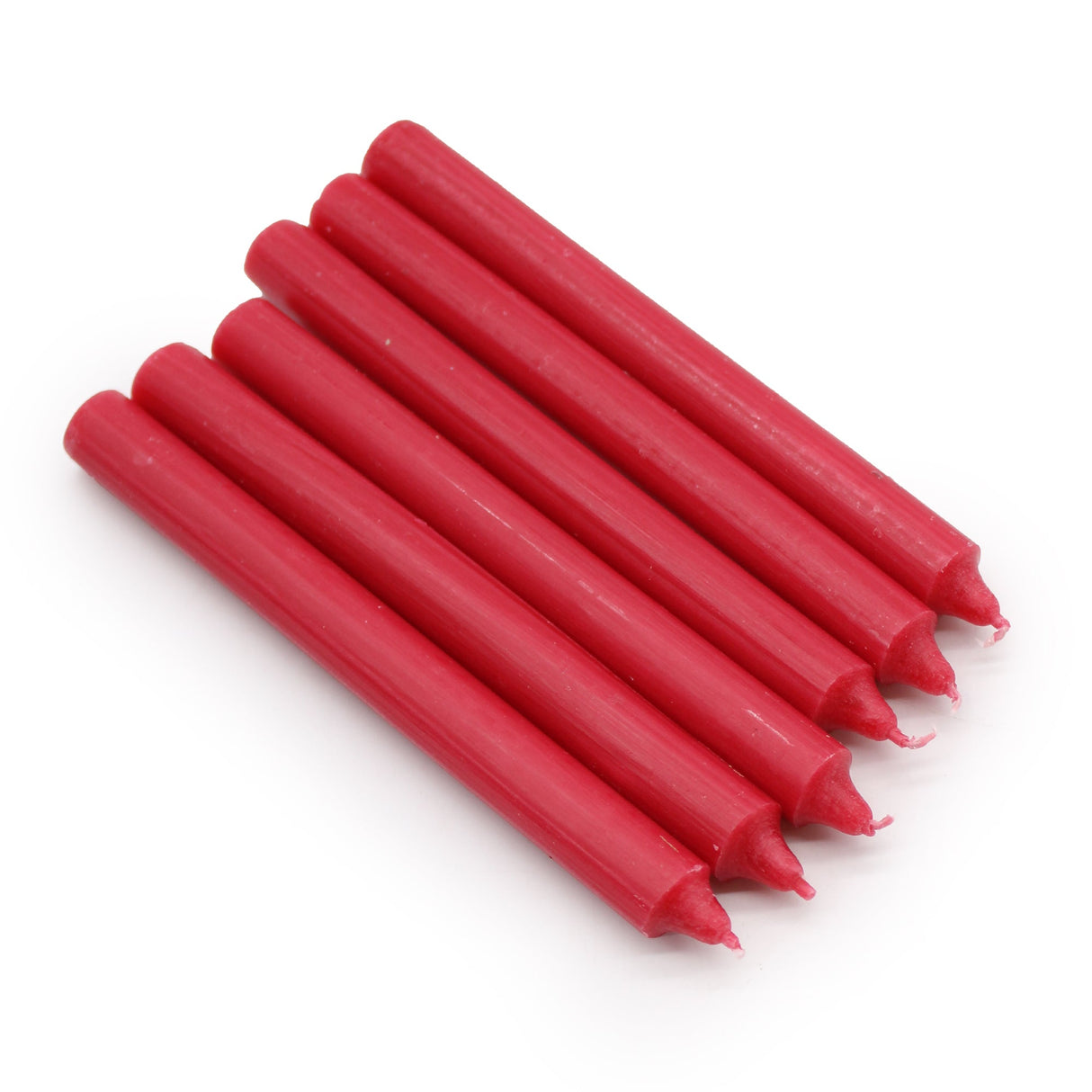 Taper Candles - Rustic Red - Pack of 5 - SHAMTAM.COM