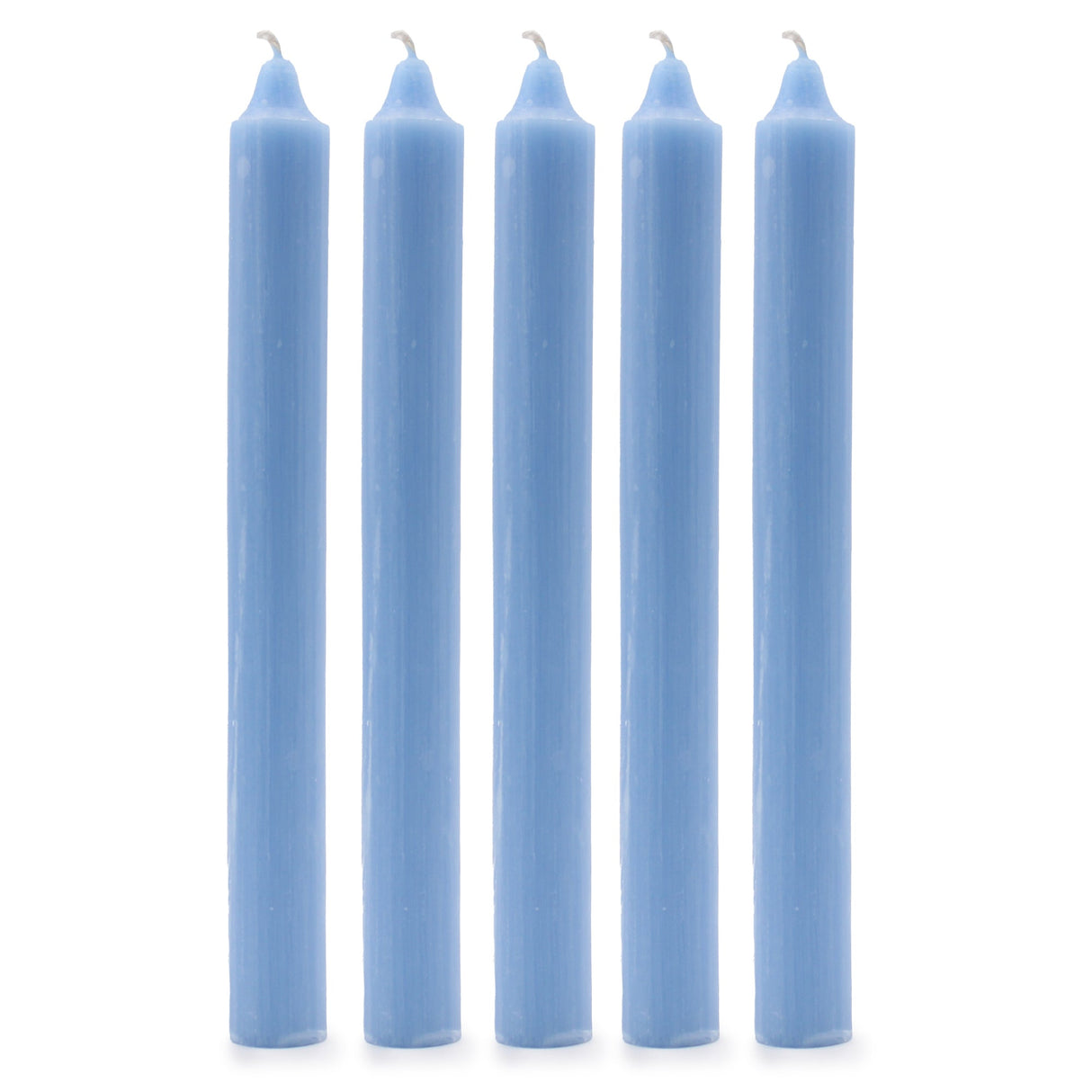 Taper Candles - Rustic Sea Blue - Pack of 5 - SHAMTAM.COM