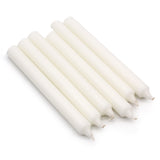 Taper Candles - Rustic White - Pack of 5 - SHAMTAM.COM