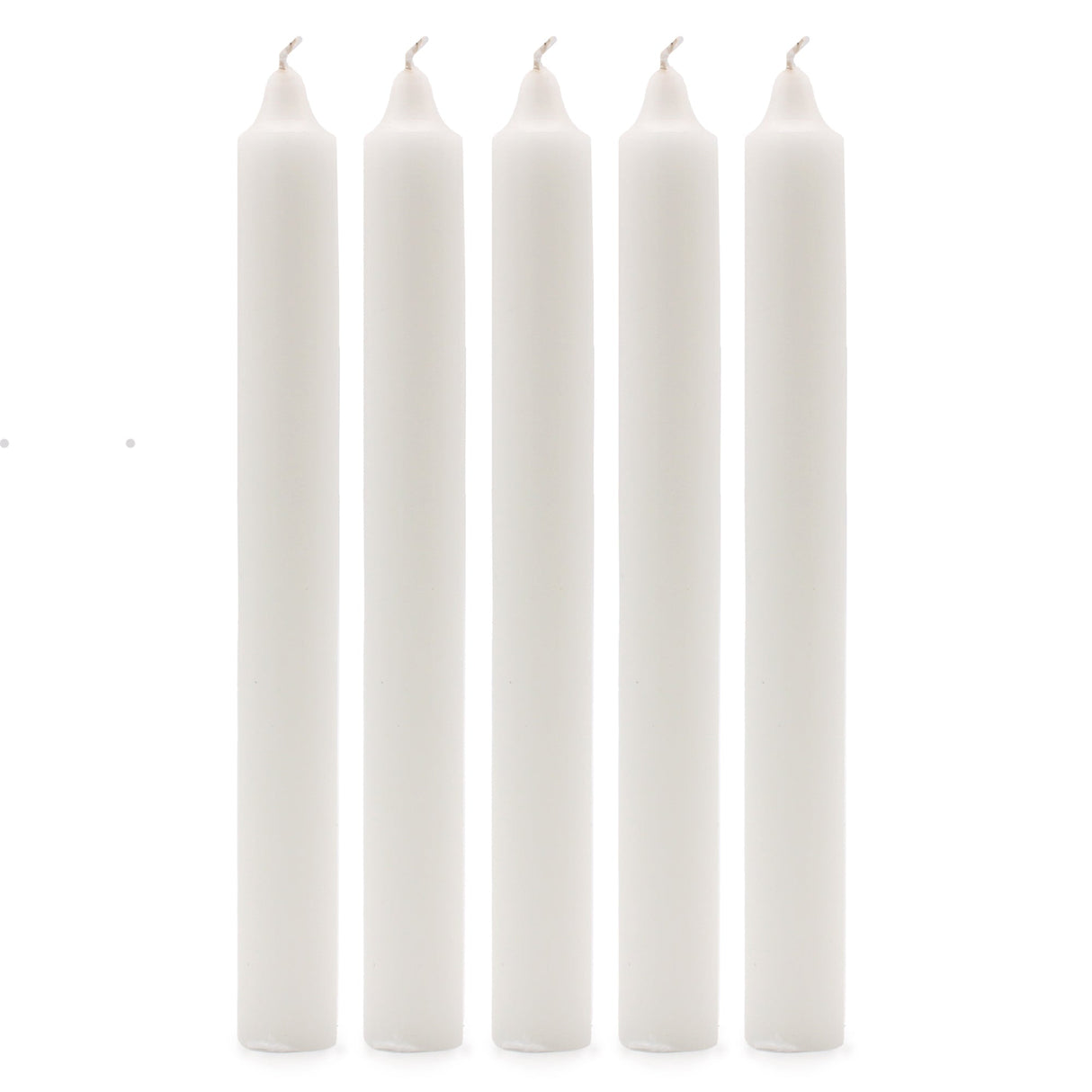 Taper Candles - Rustic White - Pack of 5 - SHAMTAM.COM