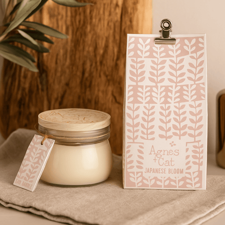 Soy Candle Japanese Bloom 180ml Kilner Jar - SHAMTAM.COM