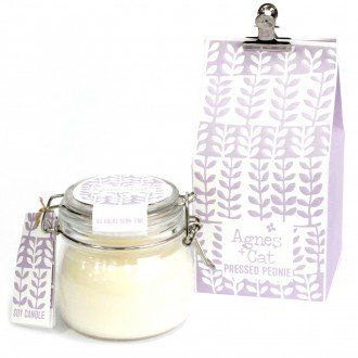 Soy Candle Peony Kilner Jar 400ml - SHAMTAM.COM