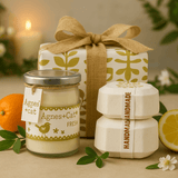 Soy Candle With 2 Bath Fizzers Gift Box - SHAMTAM.COM
