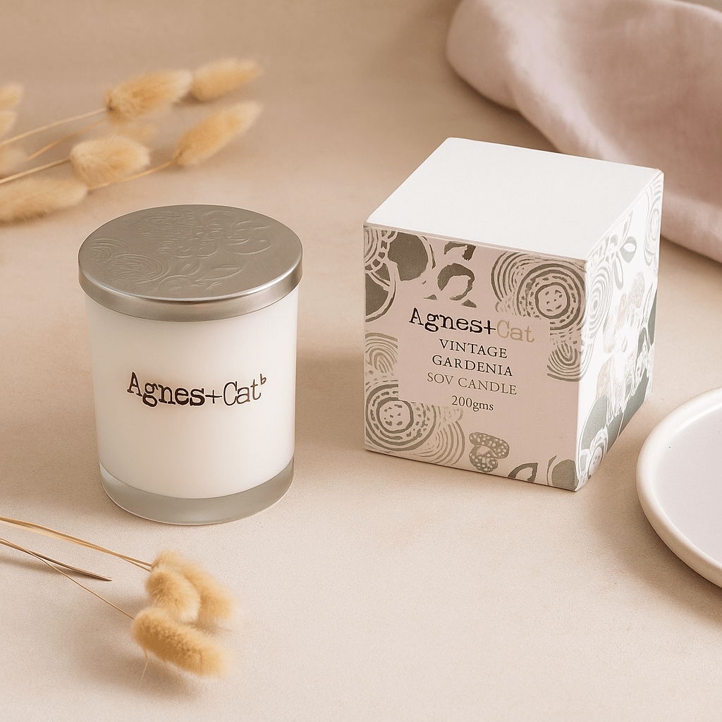 Soy Votive Candle - Vintage Gardenia - SHAMTAM.COM