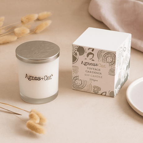 Soy Votive Candle - Vintage Gardenia - SHAMTAM.COM