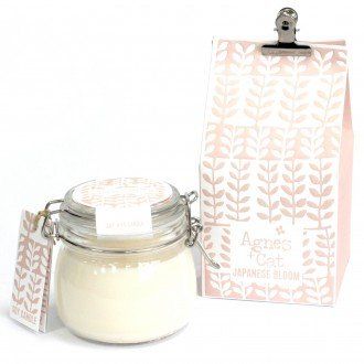 Soy Wax Candle Kilner Jar Japanese Bloom 400ml - SHAMTAM.COM