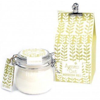 Soy Wax Candle Kilner Jar Moroccan Roll 400ml - SHAMTAM.COM