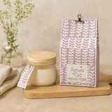 Soy Wax Candle Pressed Peony 180ml Kilner Jar - SHAMTAM.COM