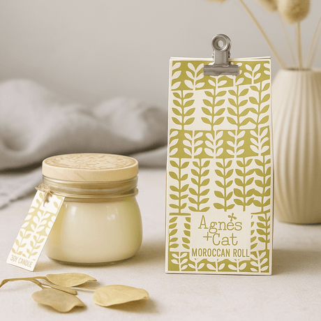 Soy Wax Candle Small Kilner Jar Moroccan Roll - SHAMTAM.COM