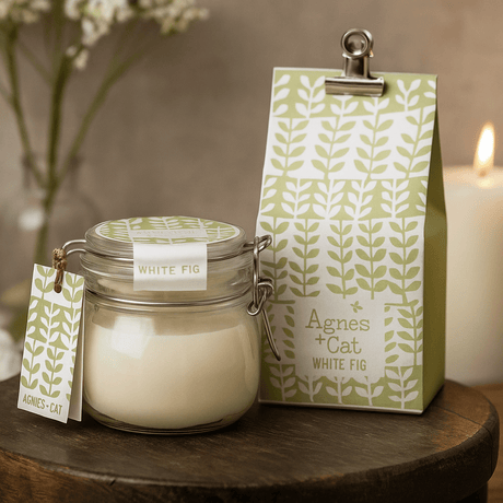 Soy Wax Kilner Jar Candle, White Fig - SHAMTAM.COM