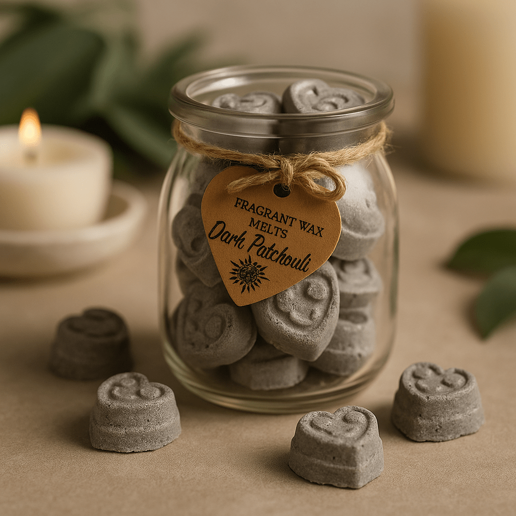 Soy Wax Melts Jar, Dark Patchouli - SHAMTAM.COM
