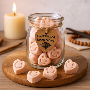 Soy Wax Melts Jar, Vanilla Nutmeg - SHAMTAM.COM