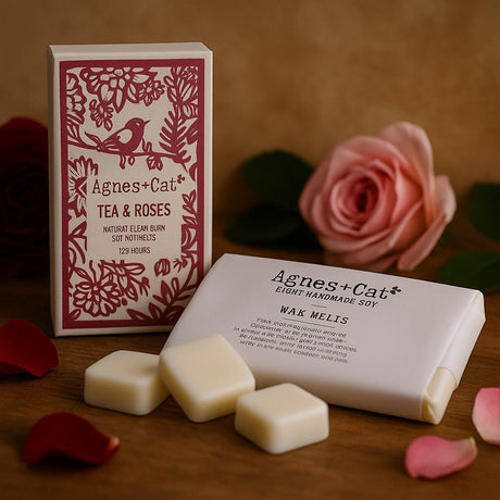 Soy Wax Melts Tea and Roses 8 - Pack - SHAMTAM.COM