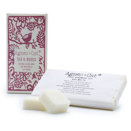Soy Wax Melts Tea and Roses 8 - Pack - SHAMTAM.COM