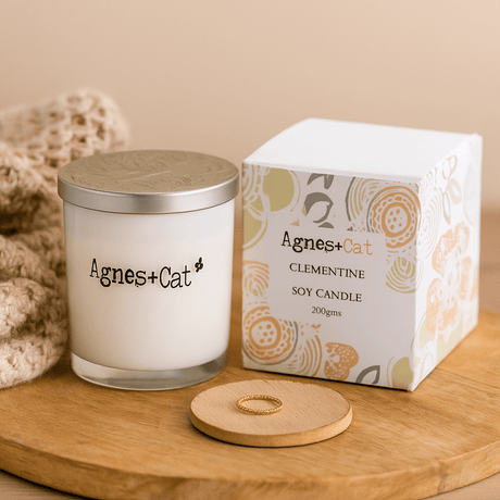 Soy Wax Votive Candle, Clementine - SHAMTAM.COM
