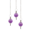 Amethyst Sphere Pendulum - SHAMTAM.COM