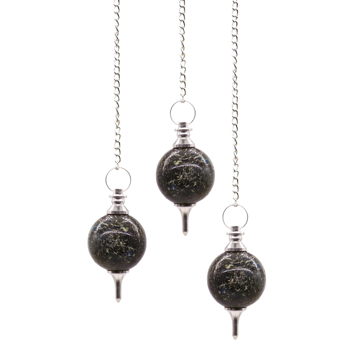 Labrodorite Sphere Pendulum - SHAMTAM.COM