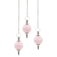 Rose Quartz Sphere Pendulum - SHAMTAM.COM