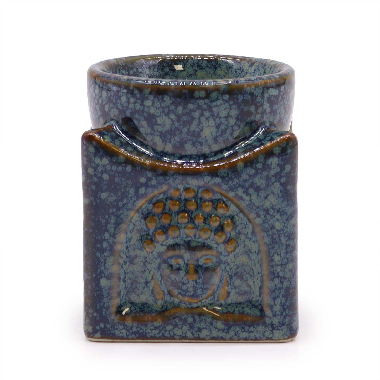 Buddha Oil Burner - Dusty Blue - SHAMTAM.COM