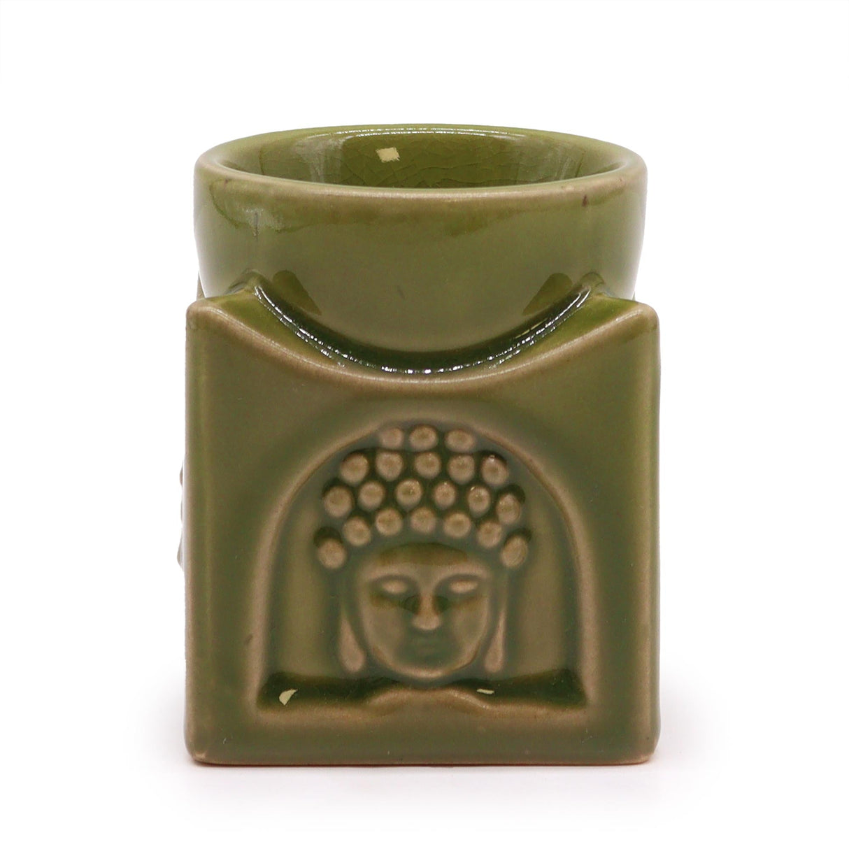 Buddha Oil Burner - Light Jade - SHAMTAM.COM