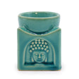 Buddha Oil Burner - Soft Turquoise - SHAMTAM.COM