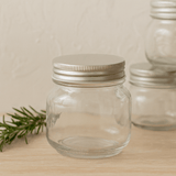 Square Glass Jar With Twist Lid, 170ml - SHAMTAM.COM