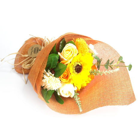 Standing Soap Flower Bouquet - Orange - SHAMTAM.COM